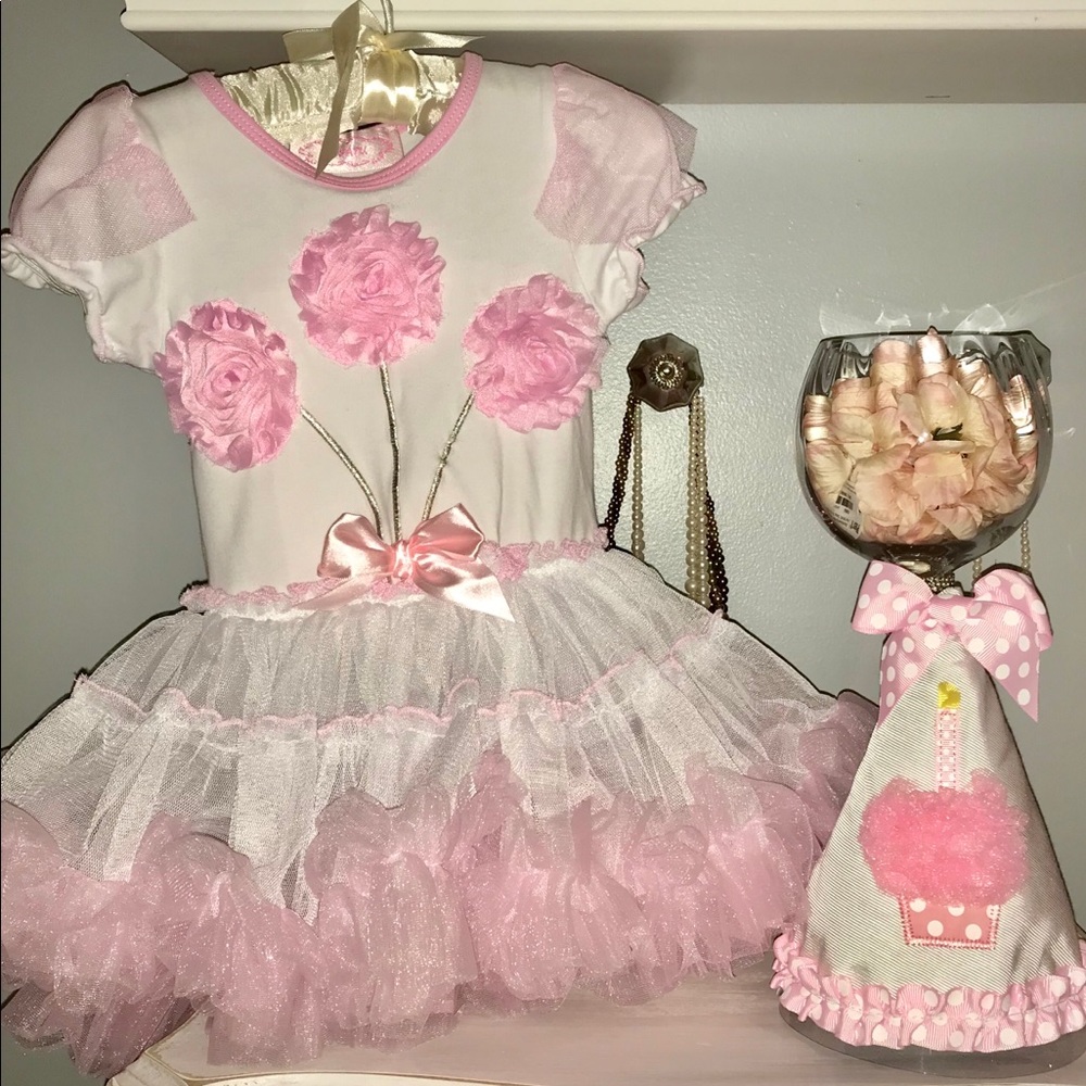 First Birthday Tutu and Hat💗